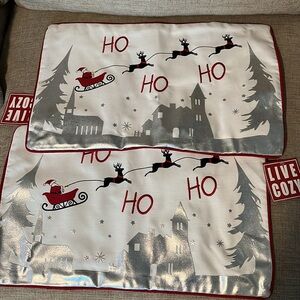 NWT Holiday pillow covers - set of 2